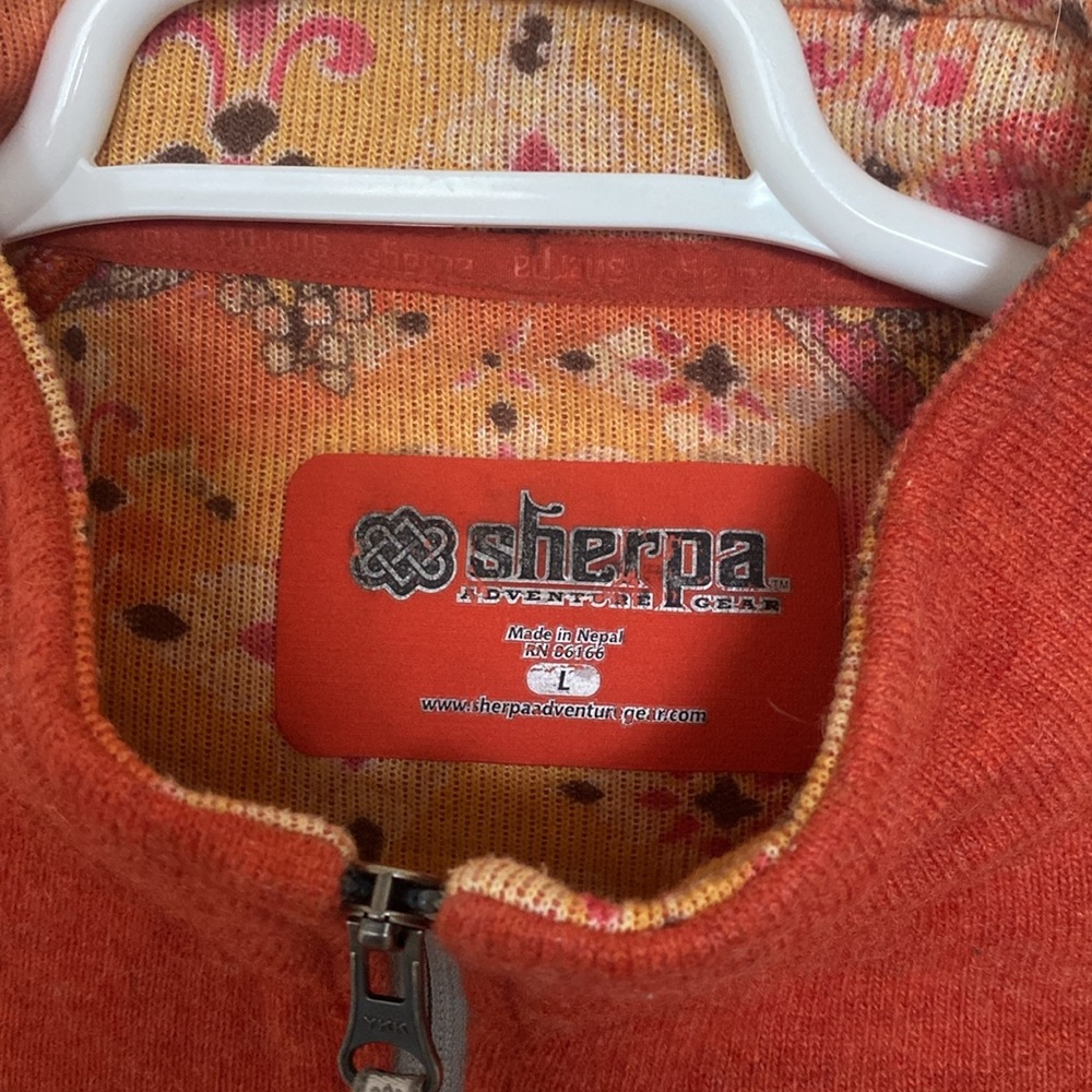 Sherpa Adventure Gear Sweater Jacket size large - Picture 2 of 10